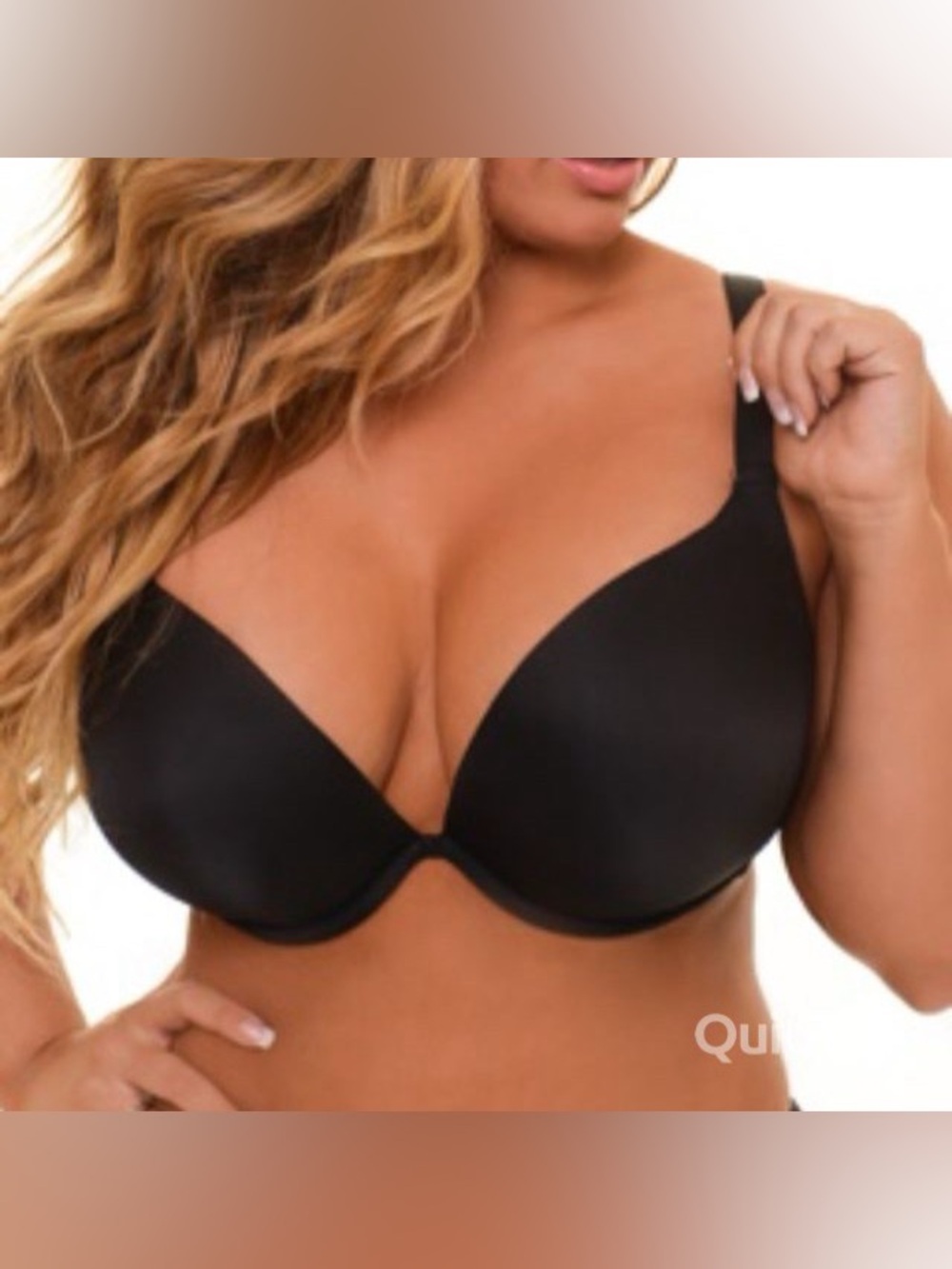 NWT Honey B. Lace Contour Bra in Black